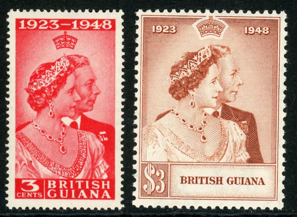 British Guiana 1948 SG.322-323 M/M