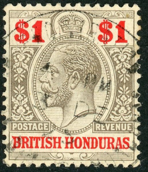 British Honduras 1913-21 SG.108 F/U