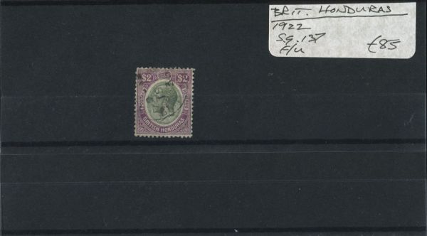 British Honduras 1922 SG.137 F/U