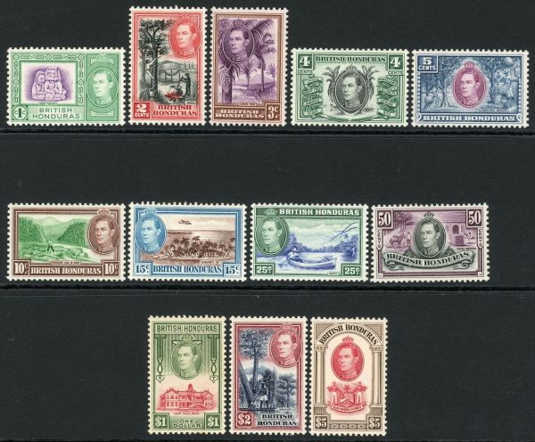 British Honduras 1938-47 SG.150-161 M/M (1)