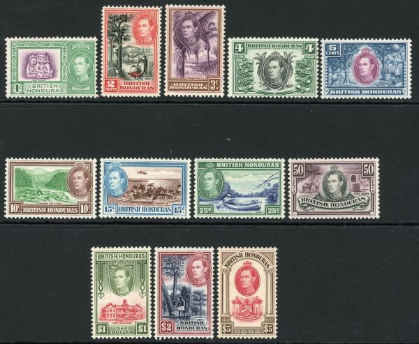 British Honduras 1938-47 SG.150-161 M/M (2)