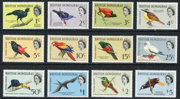 British Honduras 1962 SG.202-213 U/M