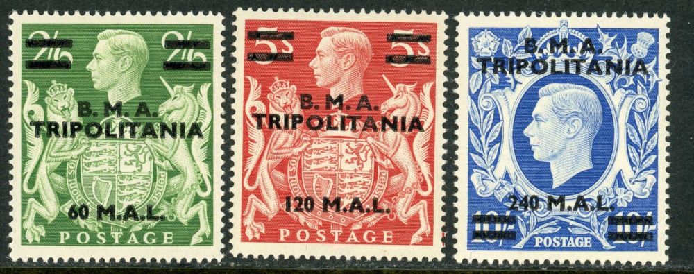 British Occupation of Italian Colonies / Tripolitania 1948 SG.T1-T13 M/M