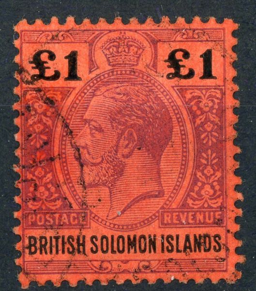 British Soloman Islands 1914 SG.38 F/U