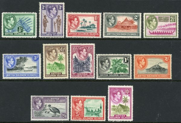 British Solomon Islands 1939-51 SG.60-72 M/M (1)