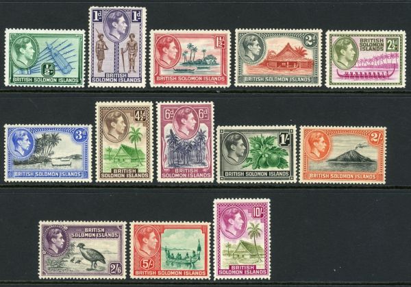 British Solomon Islands 1939-51 SG.60-72 M/M (1)