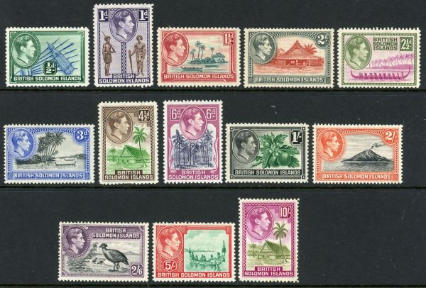 British Solomon Islands 1939-51 SG.60-72 M/M (2)