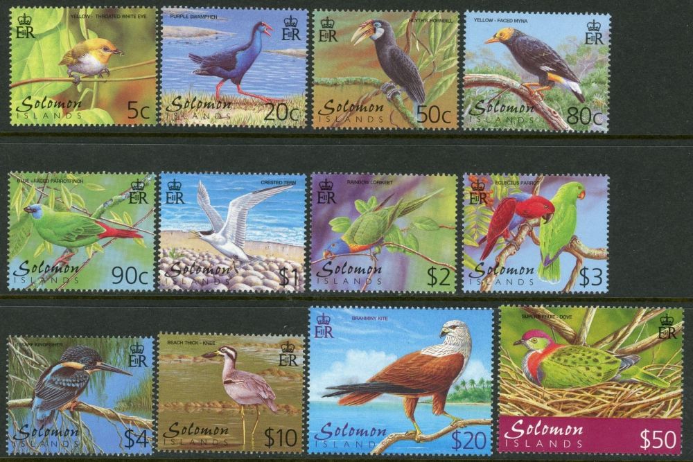 British Solomon Islands 2001 SG.976-987 U/M