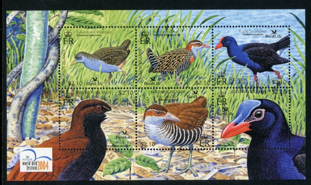 British Solomon Islands 2004 SG.MS1080 U/M (3 sheets)