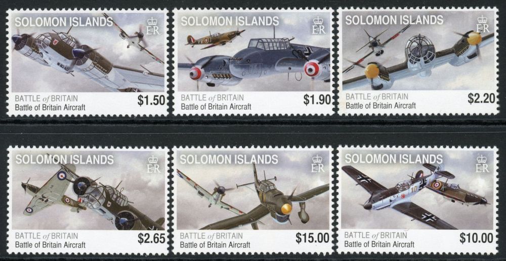 British Solomon Islands 2010 SG.1274-1279 U/M