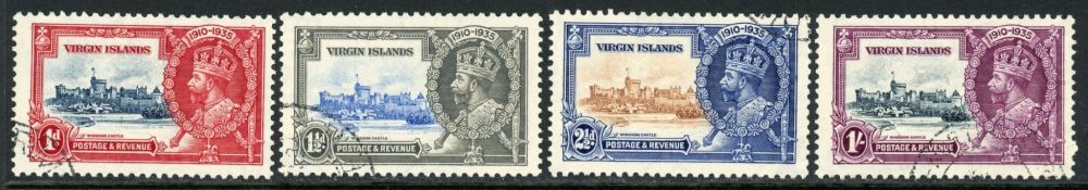 British Virgin Islands 1935 SG.103-106 F/U