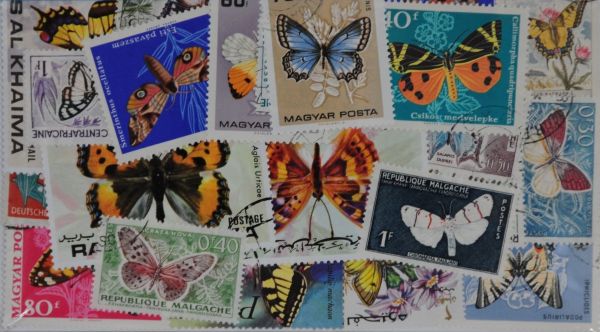 Butterflies 25 Stamps (M151)