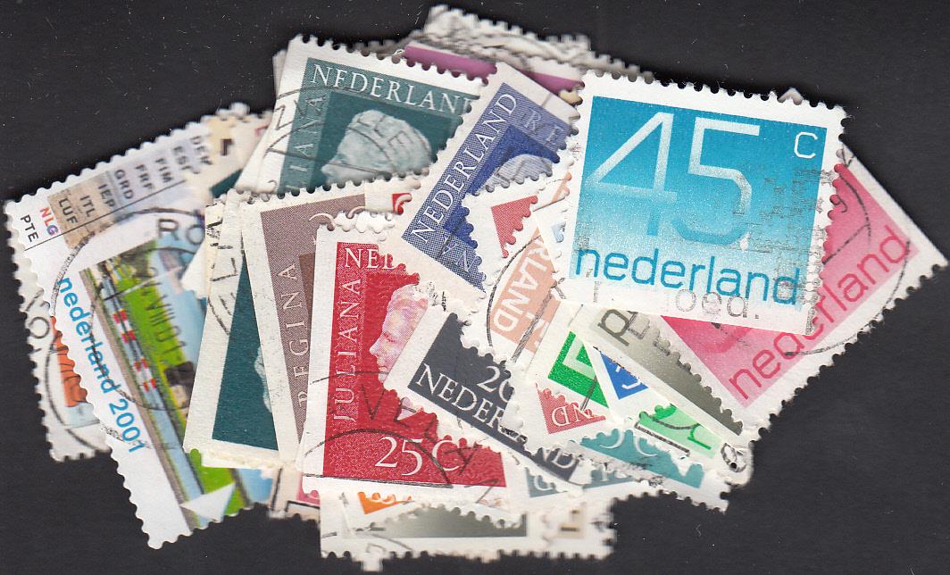 Dutch stamps out of booklets  - 50 Stamps