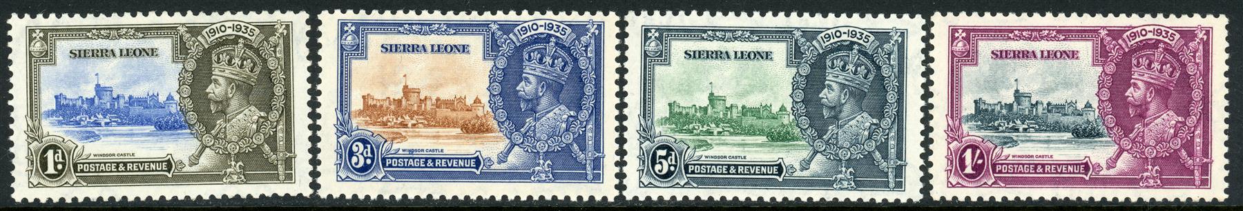 Sierra Leone 1935 SG.181-184 U/M