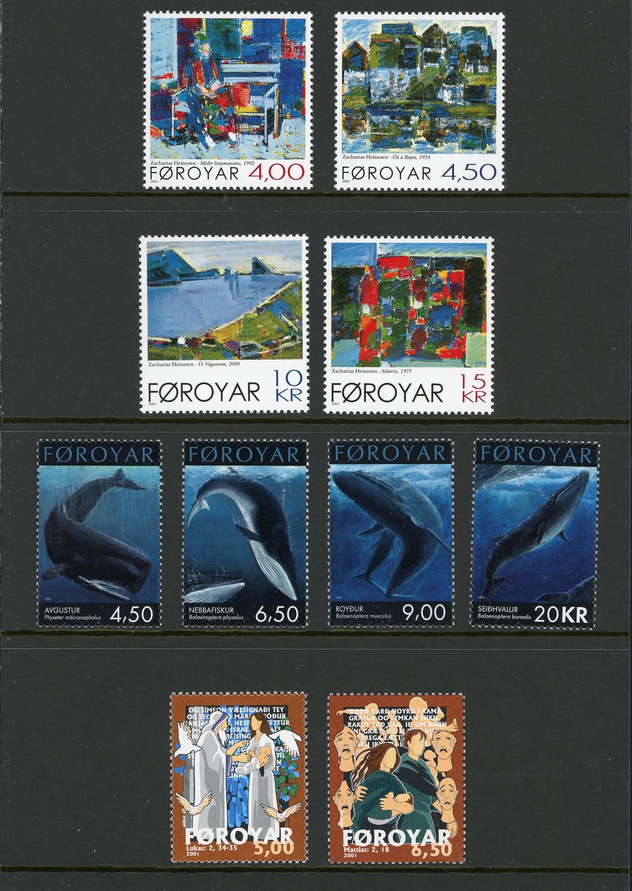 Faroe Islands 2001 Collectors Pack