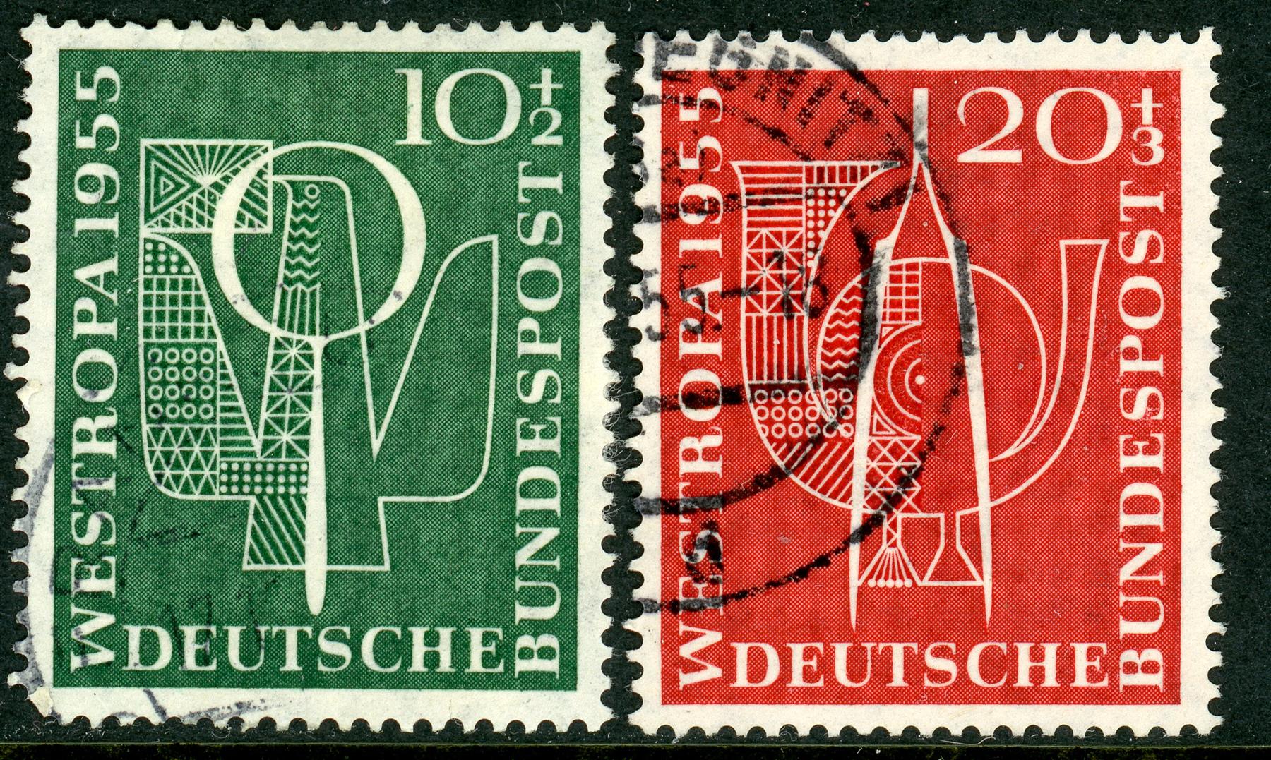 Germany / West 1955 SG.1143-1144 F/U