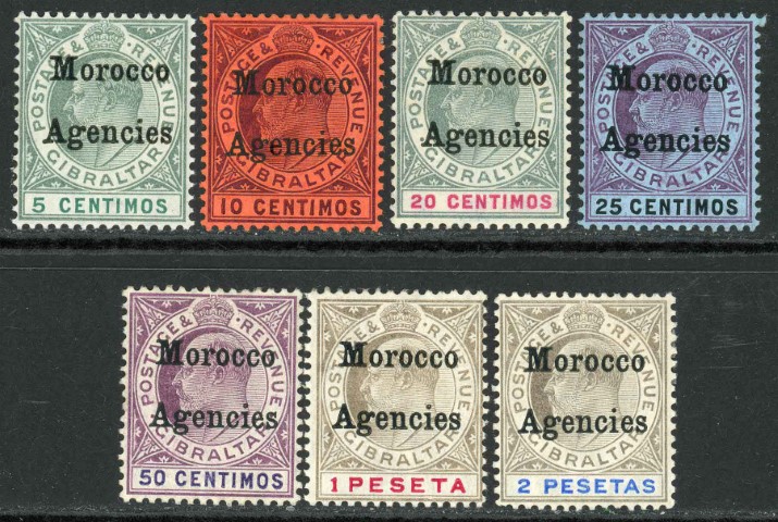 Morocco Agencies 1905-06 SG.24-30 M/M