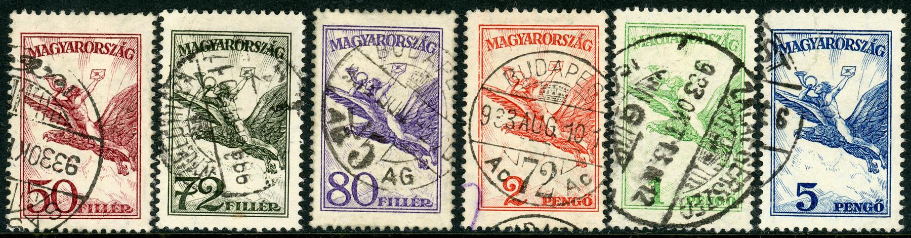 Hungary 1927-30 SG.478a-489 F/U