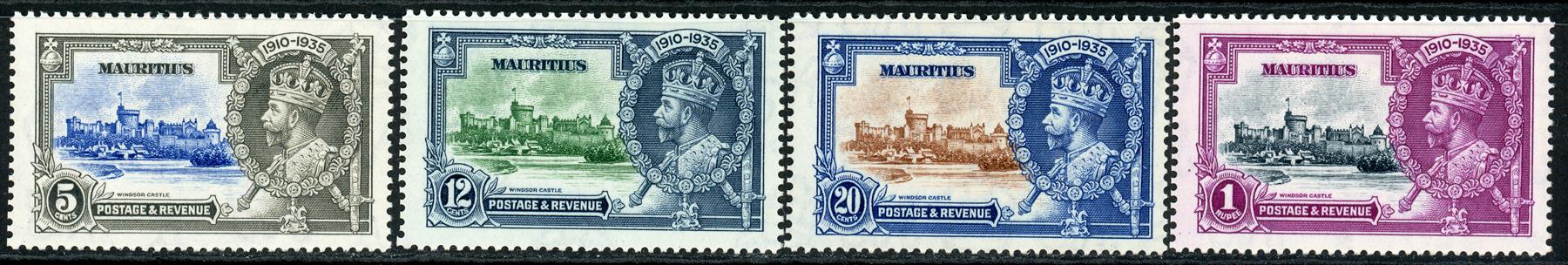 Mauritius 1935 SG.245-248 M/M