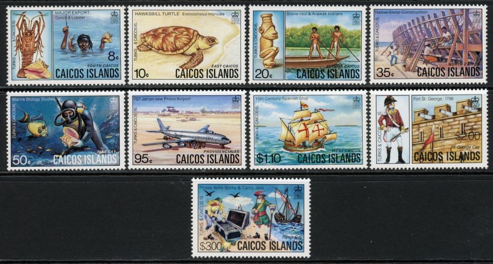 Caicos Islands 1983-84 SG.15-23 U/M