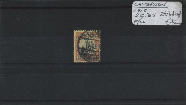 Cameroon 1915 SG.B5 F/U