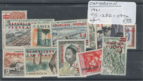 Cameroun 1961 SG.286-297a U/M