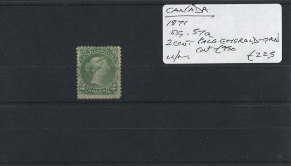 Canada 1871 SG.57a U/M