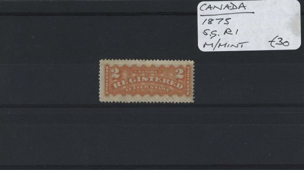 Canada 1875 SG.R1 M/M