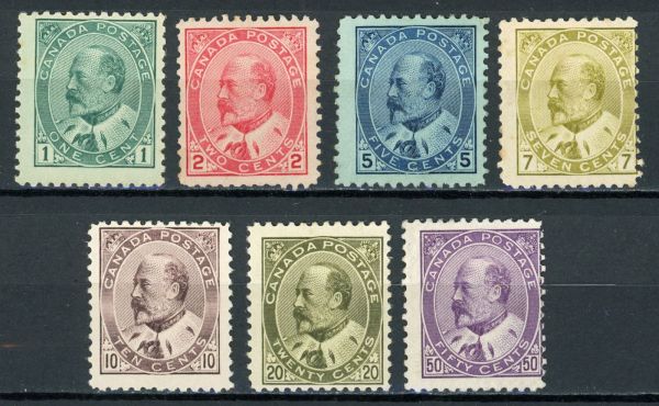 Canada 1903-12 SG.173-187 M/M