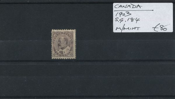 Canada 1903 SG.184 M/M