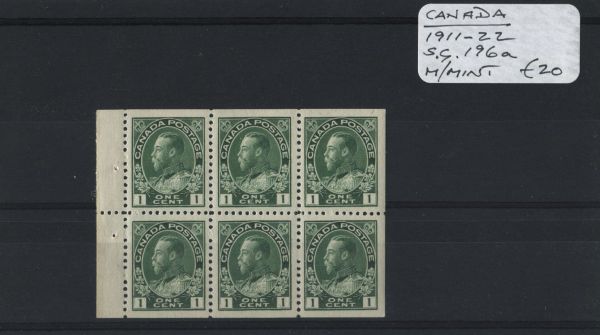 Canada 1911-22 SG.196a M/M