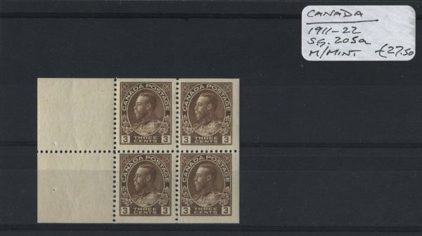 Canada 1911-22 SG.205a M/M