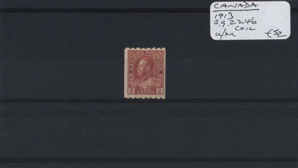 Canada 1913 SG.224b coil U/M