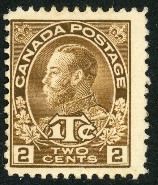 Canada 1916 SG.238 U/M slight foxing on reverse