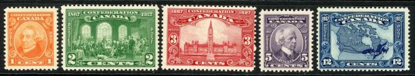 Canada 1927 SG.266-270 U/M