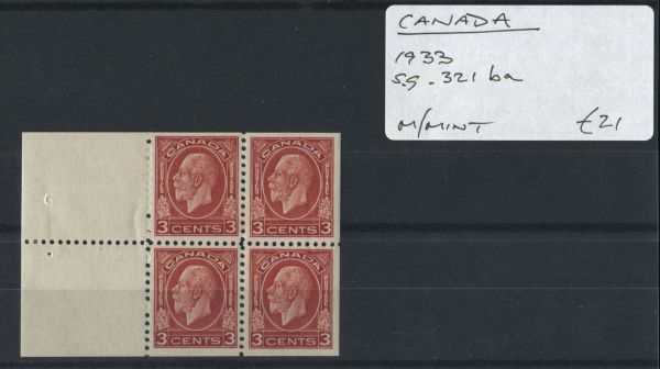 Canada 1933 SG.321ba M/M