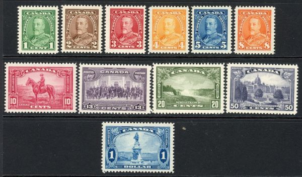 Canada 1935 SG.341-351 U/M (1)