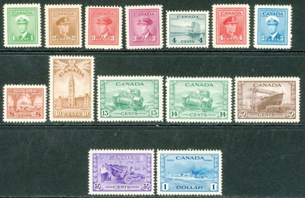 Canada 1942-48 SG.379-188 U/M