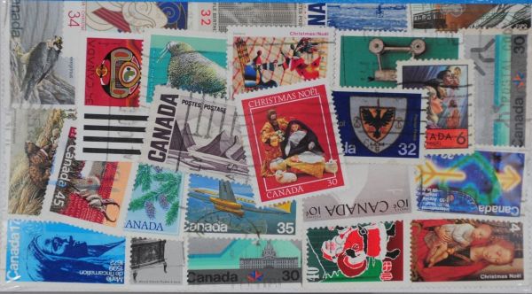 Canada 25 Stamps (Large format) (L54)