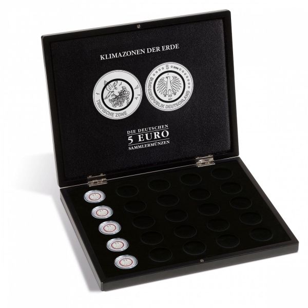 Case For German 5-Euro Collector Coins ''Earth's Climatic Zones''