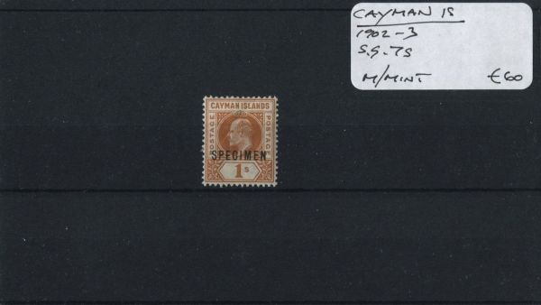 Cayman Islands 1902-3 SG.7s M/M