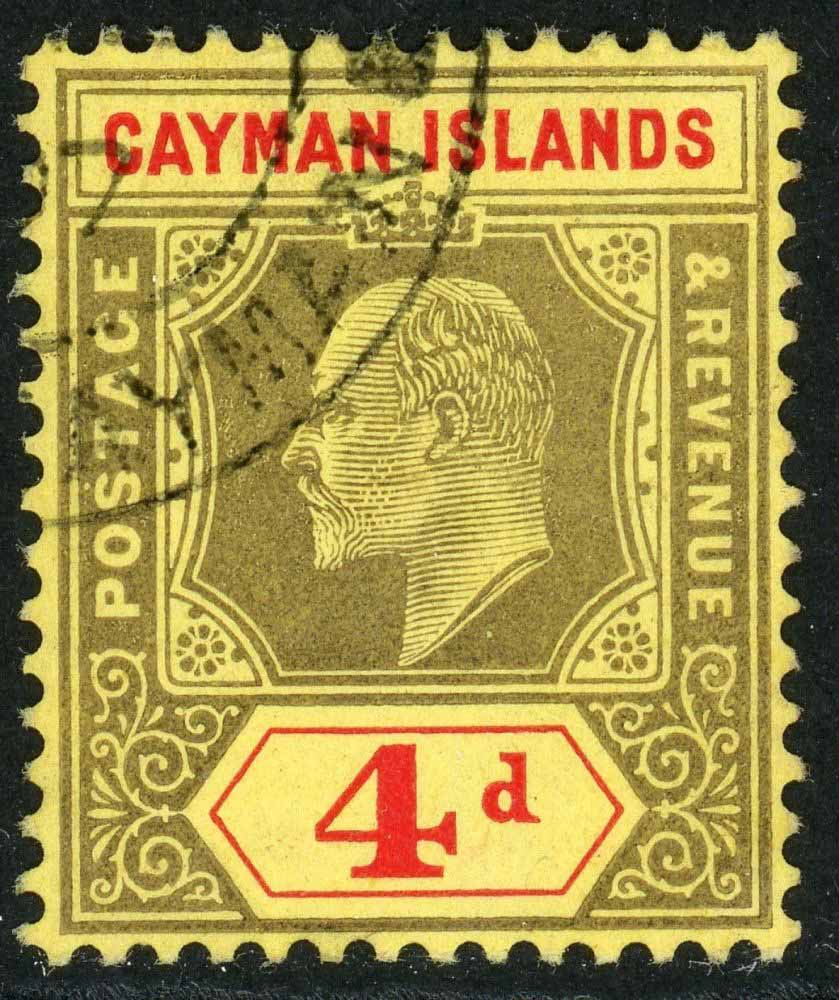 Cayman Islands 1907-09 SG.29 F/U