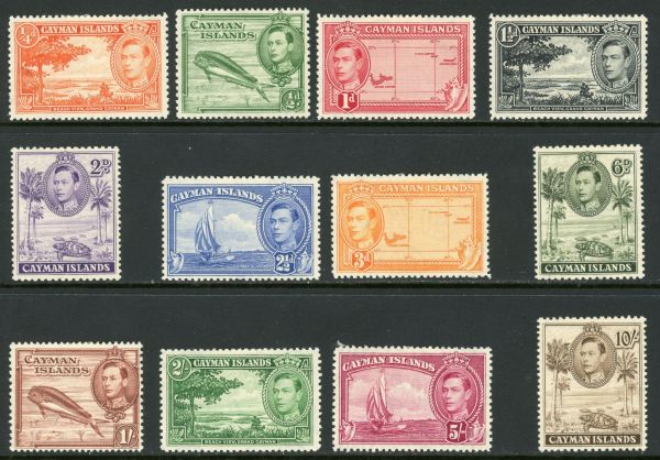 Cayman Islands 1938-48 SG.115-126 M/M