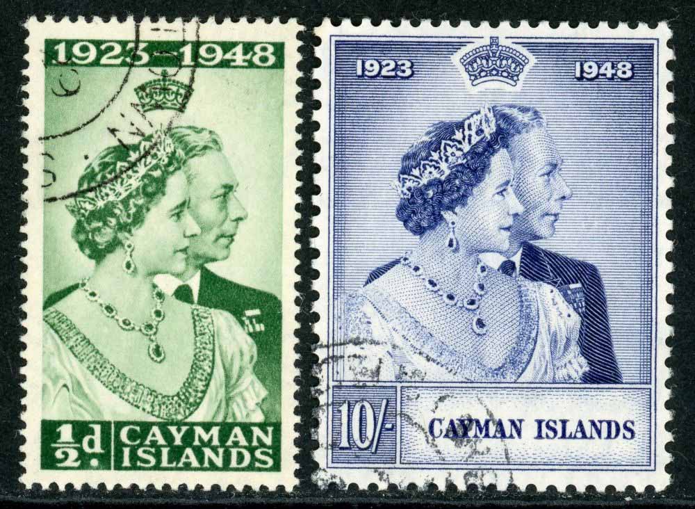 Cayman Islands 1948 SG.129-130 F/U