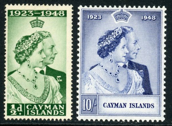 Cayman Islands 1948 SG.129-130 M/M