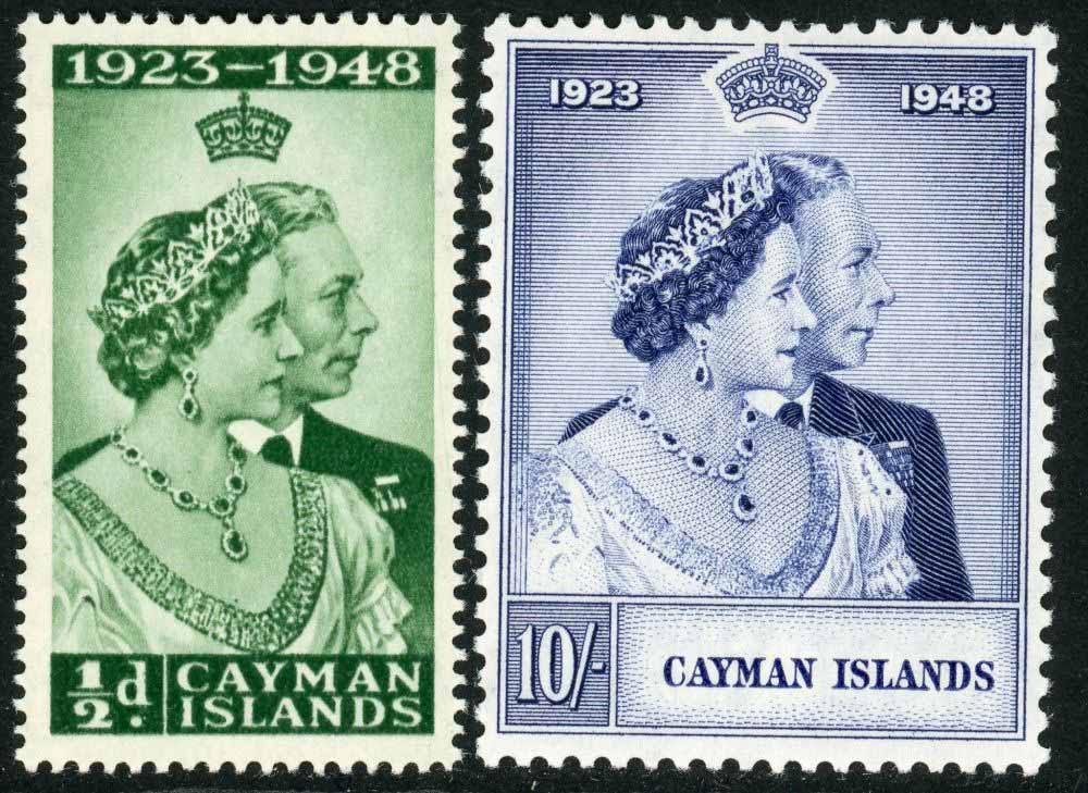 Cayman Islands 1948 SG.129-130 U/M