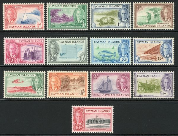 Cayman Islands 1950 SG.135-147 M/M (2)