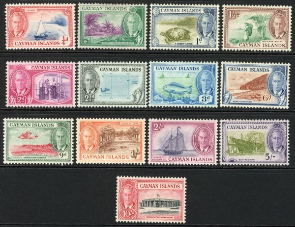 Cayman Islands 1950 SG.135-147 M/M