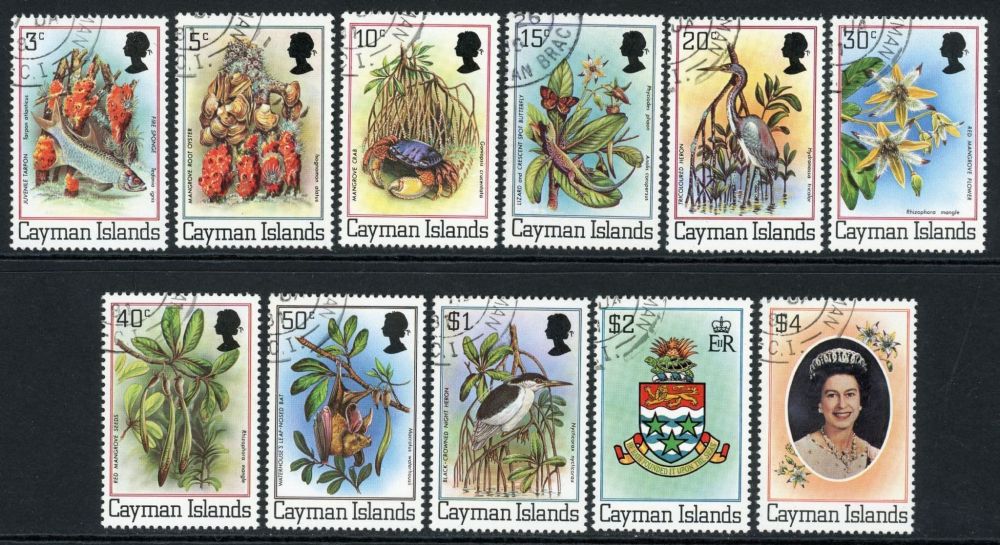 Cayman Islands 1980-82 SG.515A-525A F/U