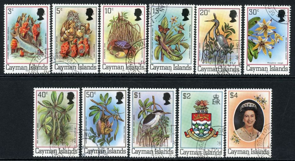 Cayman Islands 1980-82 SG.515B-525B F/U (1)